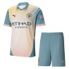 Conjunto (Camiseta+Pantalón Corto) Manchester City Cuarta Equipación 2024-25 - Niño